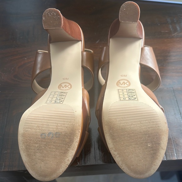 Michael Kors Women's Brown High Heel Sandals - Picture 5 of 6